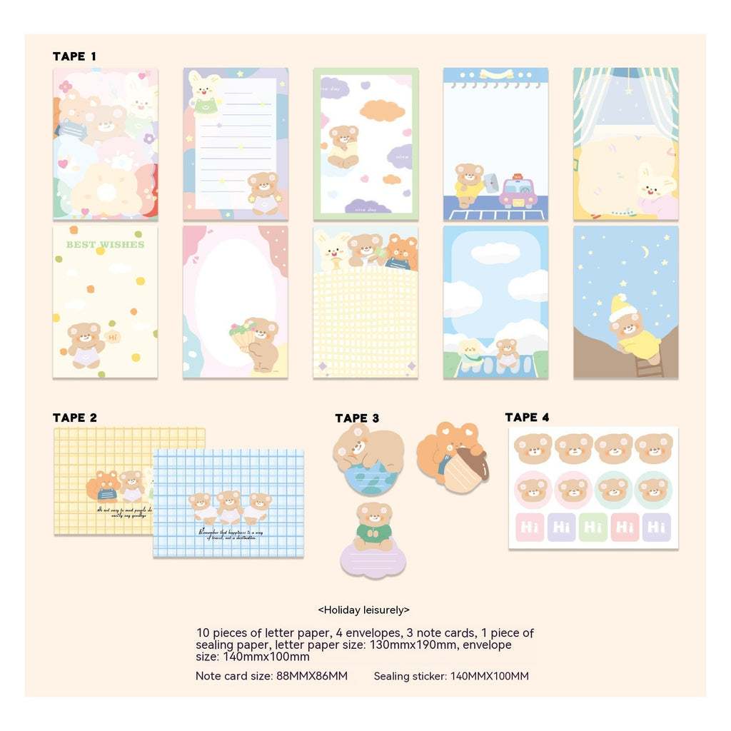 Cute Korean Ins Style Journal Material Student