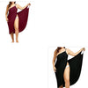 Stitching Solid Color Sexy Beach Dress Suspender One-piece Skirt