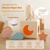 Baby Paper Toy Tear-proof Tissue Box Early Childhood Education Shape Matching Toy