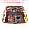Genuine Leather Serpentine Color Handmade Casual Daily Tassel Flowers Shoulder Messenger Bag For Women