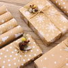 90g Kraft Paper Retro Christmas Tree Snowflake Gift Wrapping Paper