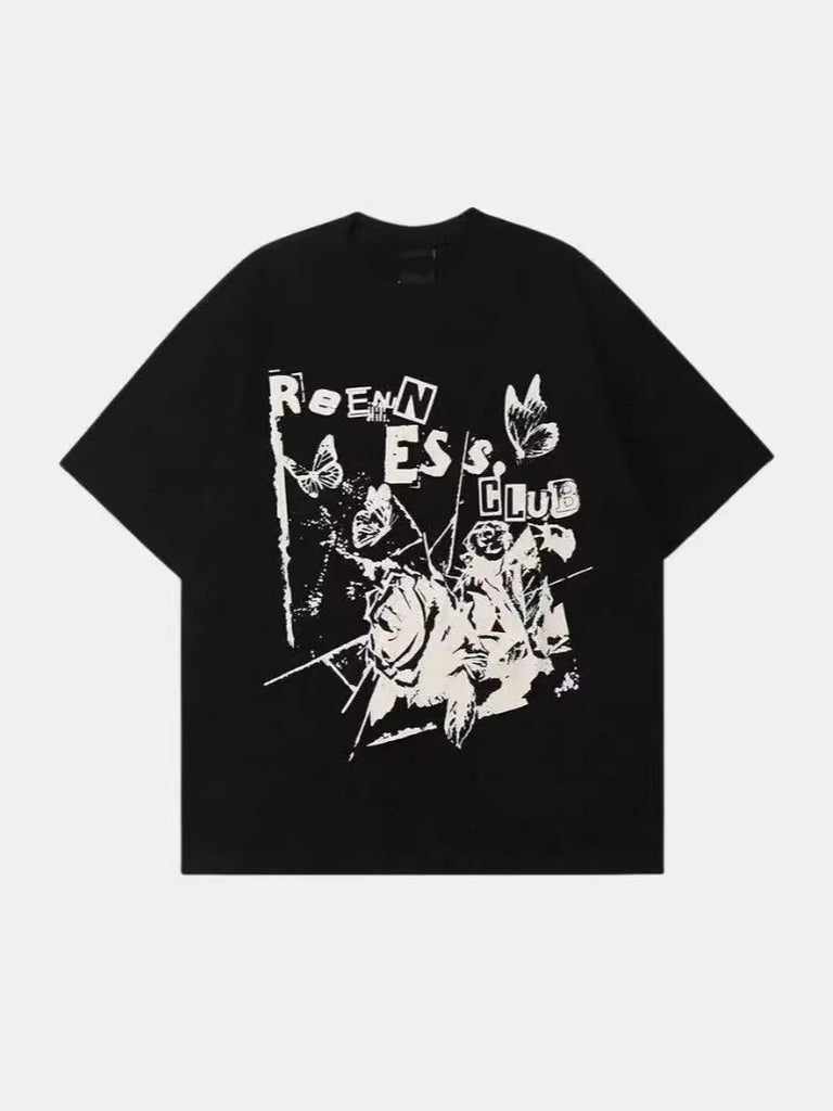 Men's And Women's Trendy Round Neck T-shirt