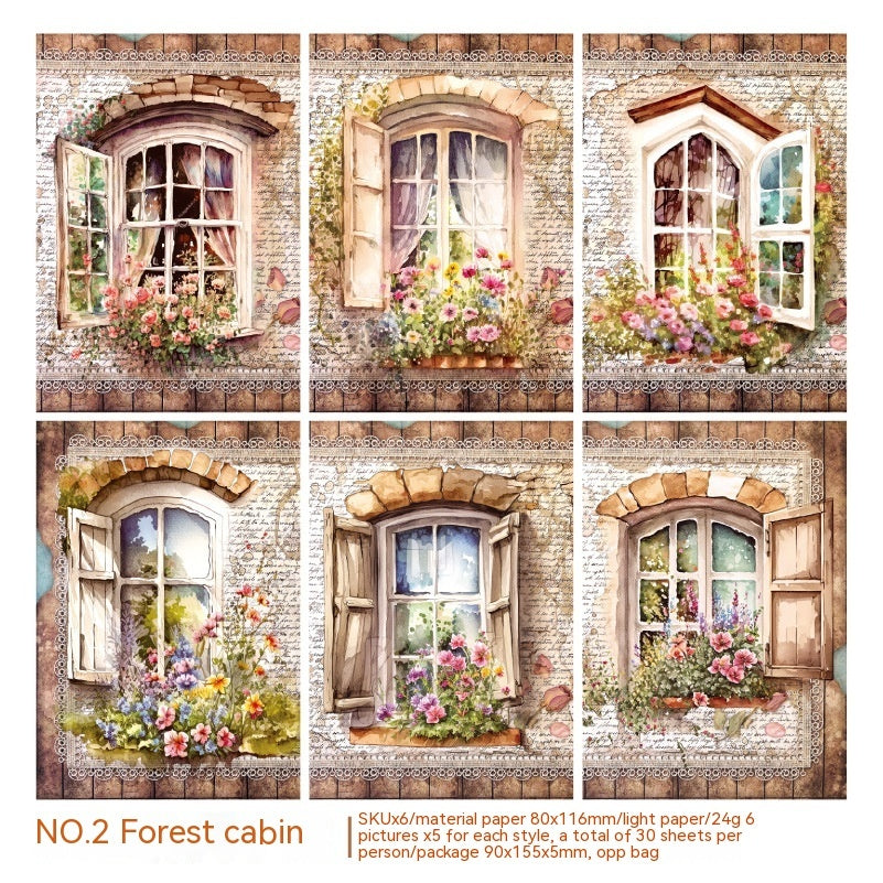 Pass By Your Window Retro Journal Decorative Source Material