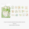 Japanese Paper Gold Foil Stickers Pack Journal Material