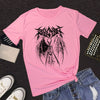 Women's Printed Short Sleeve Loose Top