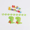 Dinosaur Children's Paper Plate Paper Cup Arrangement Props Party Decoration Tableware Set