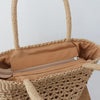 Women's Straw Woven Hollow Hand-held Woven Bag