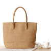 Straw bow crossbody woven bag