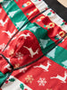 4pcs Men's Christmas Boxer Briefs - Festive Snow & Reindeer Print, Comfortable & Breathable Polyester Blend, Perfect Holiday Gift