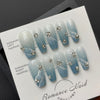 Handmade Wear Blooming Fake Nails Removable