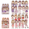 Hand Account Waterproof Sticker Water Cup Decoration Small Pattern Cartoon Girl