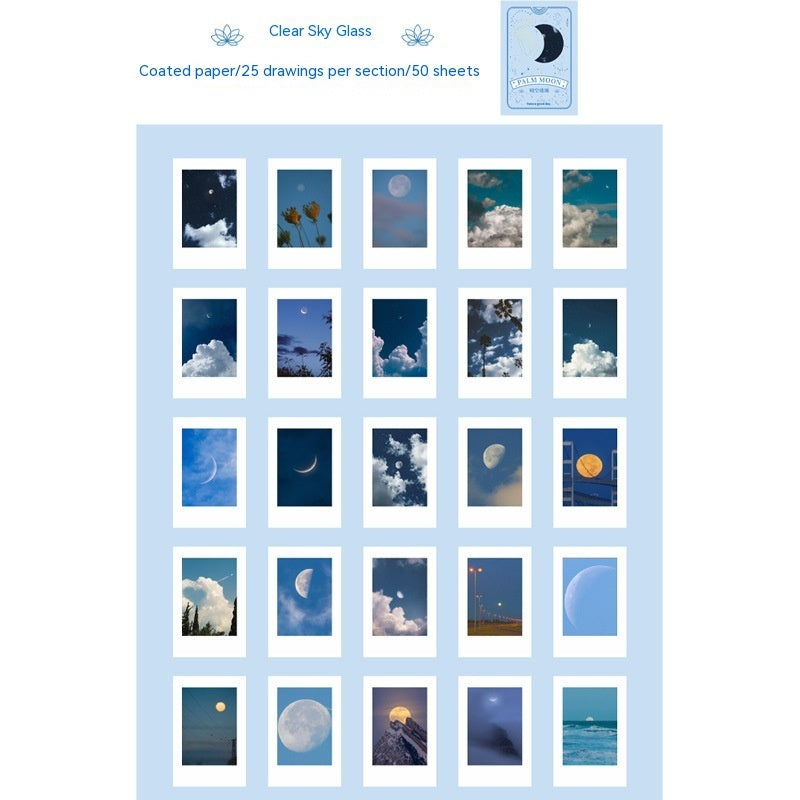 Moon Series INS Landscape Journal Material