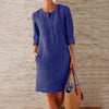 Women Clothing Dress Streetwear Ethnic Style Long Sleeve Dress