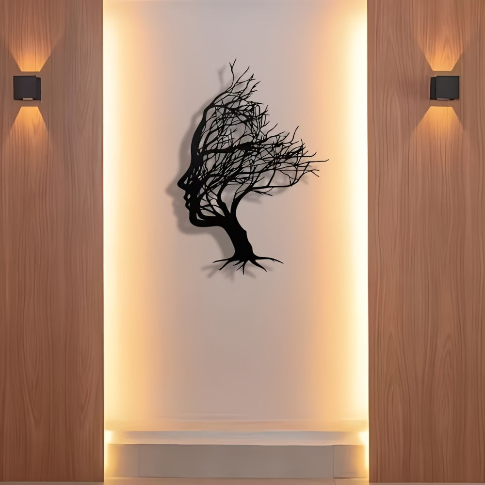 Elegant Minimalist Tree Branch Metal Wall Art - Homeowners, Office Workers, Antique Enthusiasts, Gift Givers - Material, Iron - Suitable for Office, Home, Birthday Gift