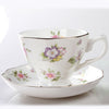 Bone China British Afternoon Tea Set Coffee Cups And Saucers