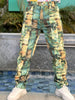 Men's Fashion Digital Printed Denim Pants