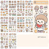 Hand Account Waterproof Sticker Water Cup Decoration Small Pattern Cartoon Girl