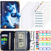 A6 Loose Spiral Notebook Budget Book Color Picture Printing Notebook Book Leather PU Journal Book Loose-leaf Binder Journal Book