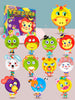 Creative Paper Cups And Plates Stickers For Educational Non-woven Kindergarten Art Area