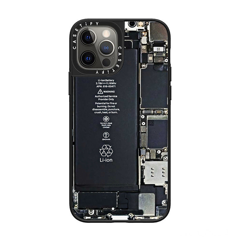 Creative Built-in Circuit Board Is Suitable For Iphone14pro Mobile Phone Case