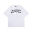 Summer High Street Tide Brand Loose Cotton Half-sleeve T-shirt