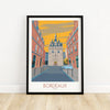 Bordeaux Tourist Poster, France, Wall Art