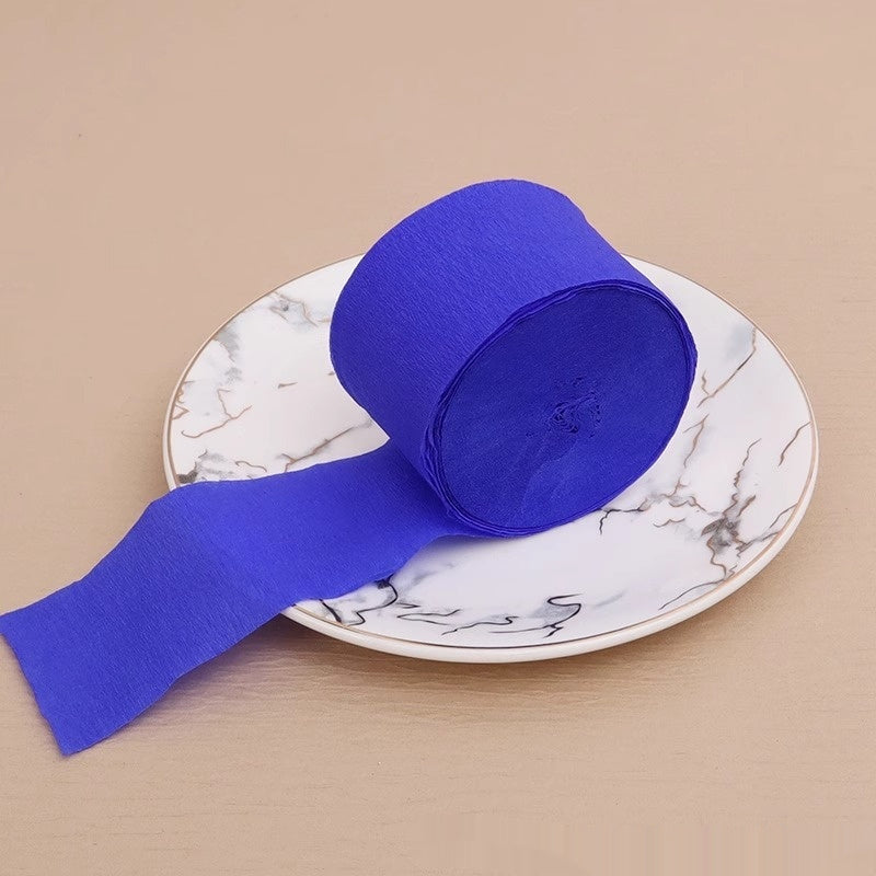 Colored Creped Paper Latte Art Ribbon Birthday Party Wedding Kindergarten Background Wall Decorations Arrangement