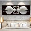 Swan Painting Decorative Art Poster
