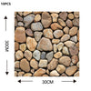 Marble Rock Crystal Tile Stickers Self-adhesive Wear-resistant Floor