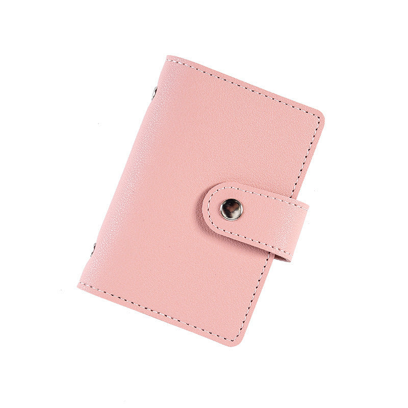 Anti-degaussing Creative Leather Multiple Card Slots PU Bank Card Package