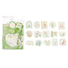 Japanese Paper Gold Foil Stickers Pack Journal Material