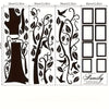 1pc Nostalgic Memory Photo Tree Wall Sticker - Capture & Display Cherished Moments - Transform Your Bedroom, Entryway, Living Room with Warmth & Character