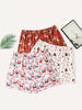 3 Packs Cartoon Elk Print Lounge Bottoms, Comfy & Soft Elastic Waistband Shorts, Womens Loungewear & Sleepwear