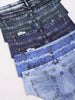 5-Pack of Women's Buttoned Briefs with Denim Print and Paisley Design