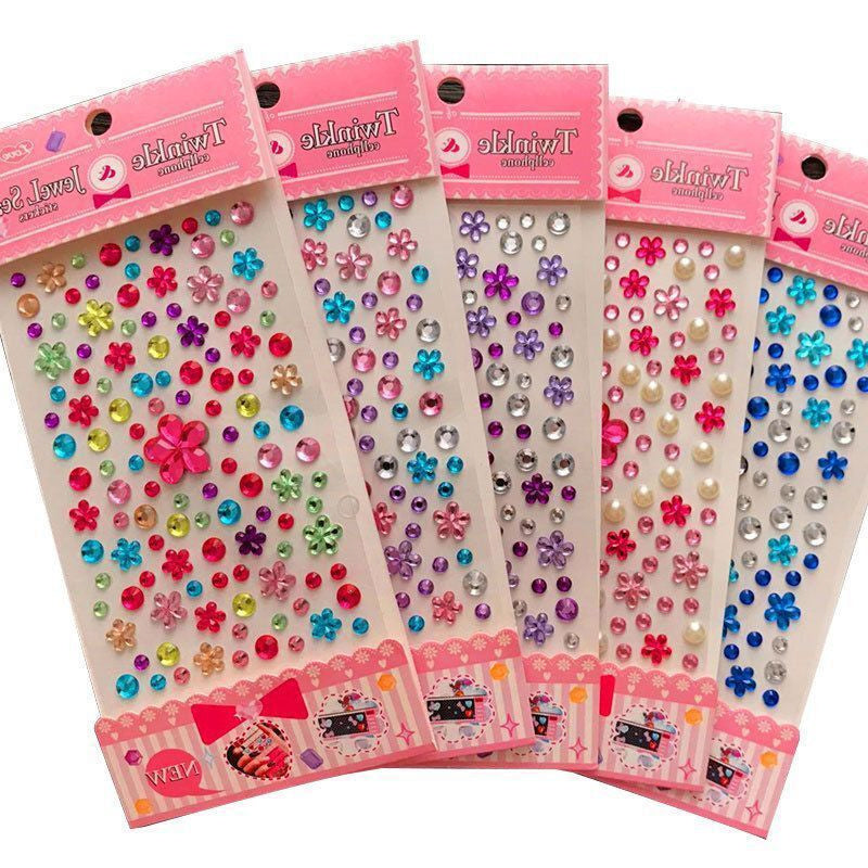 Children's Toy Gem Cartoon Cute Girl Reward Love Stickers
