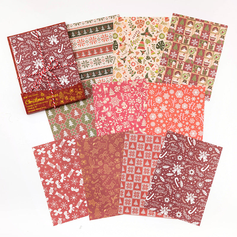 Christmas DIY Journal Decorative Source Material 40 Sheets