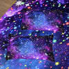 2/3PCS Comforter Sets For Teen Girls, Purple Blue Galaxy Glitter Bedding Set For All Season, Purple Bedding Sets