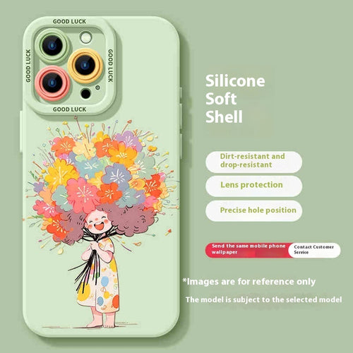 Silicone Cute High-grade All-inclusive Drop-resistant Phone Case