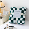 Checkerboard Facecloth Printed Blanket