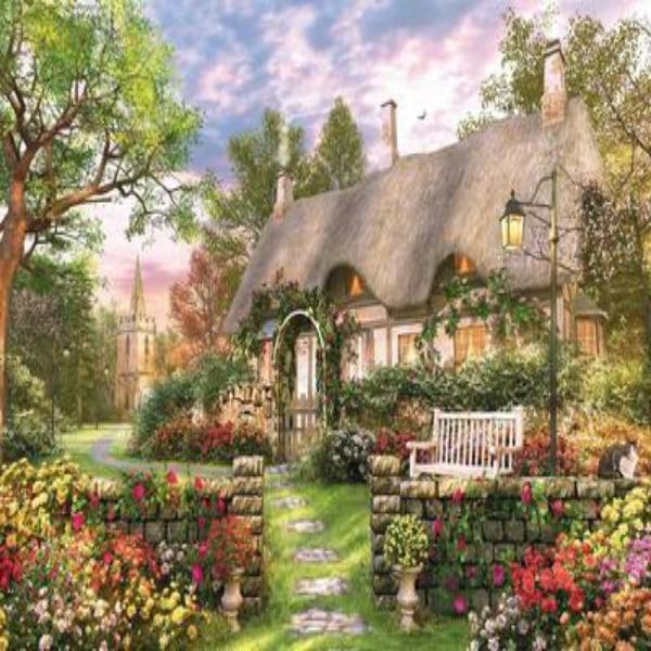 Lovely Cottage 5D Diamond Painting Kit