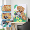 Dog Soccer Special Shaped Diamonds