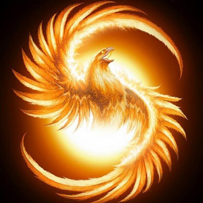 Phoenix Of The Sun 5D Diamond Painting Kit