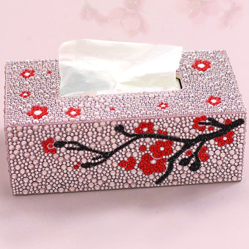 5D Diamond Painting Tissue Boxes 5D Diamond Painting Kit