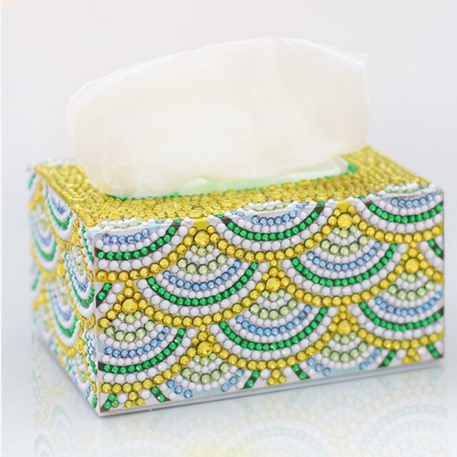 5D Diamond Painting Tissue Boxes 5D Diamond Painting Kit