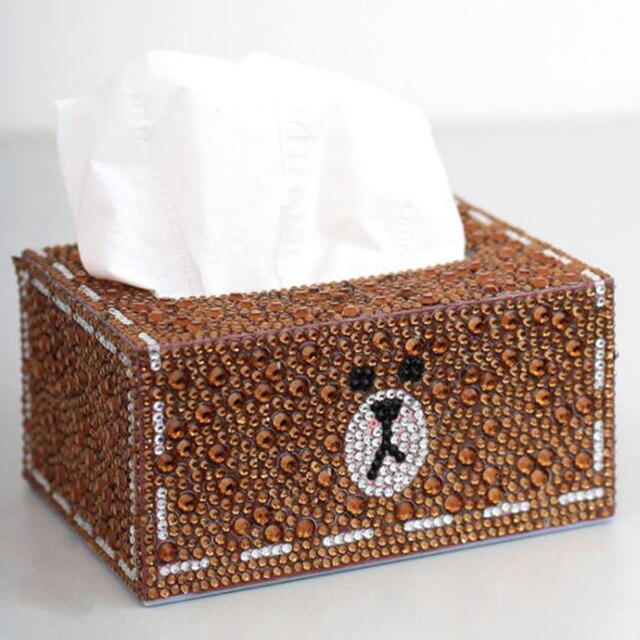 5D Diamond Painting Tissue Boxes 5D Diamond Painting Kit