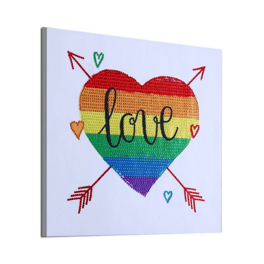 Rainbow Love Special Shaped Diamonds