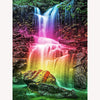 Rainbow Waterfall 5D Diamond Painting Kit