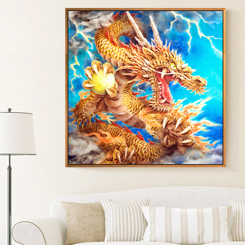 Golden Dragon 5D Diamond Painting Kit