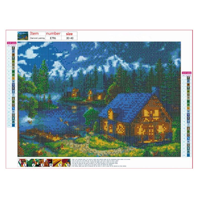 Mountain Cabin Lake  - 4 Pack