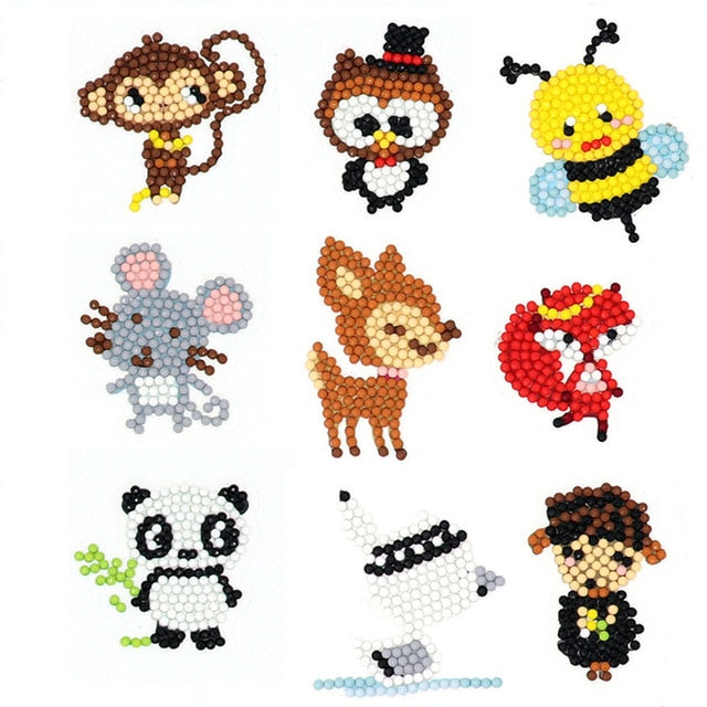 5D Animal Stickers